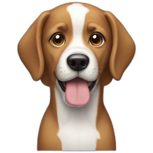 Half man half dog emoji