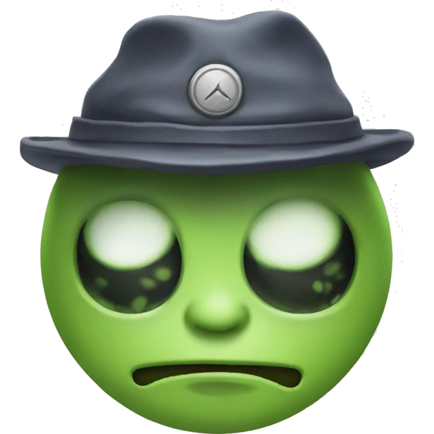 alien with a cool cap emoji