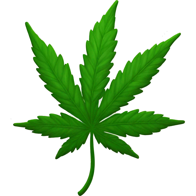 marijuana leaf emoji