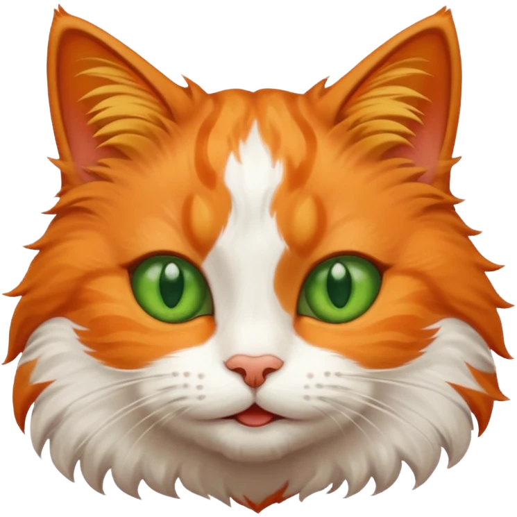 a happy cat emoji