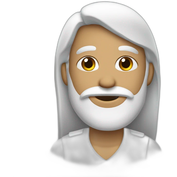 israelita pelon y con barba emoji