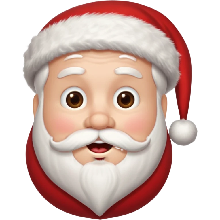 singing santa emoji