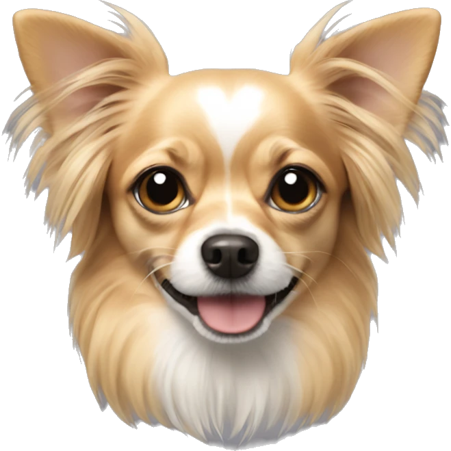 Chihuahua terrier long haired emoji