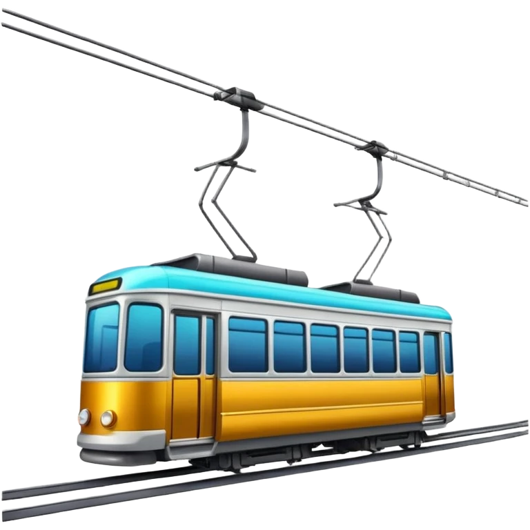 tram with city emoji