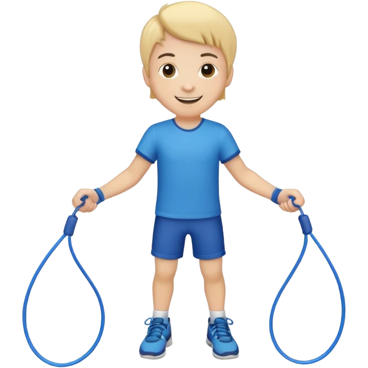 Boy with Skipping Rope emoji