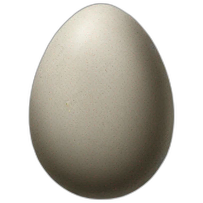 Stone egg emoji