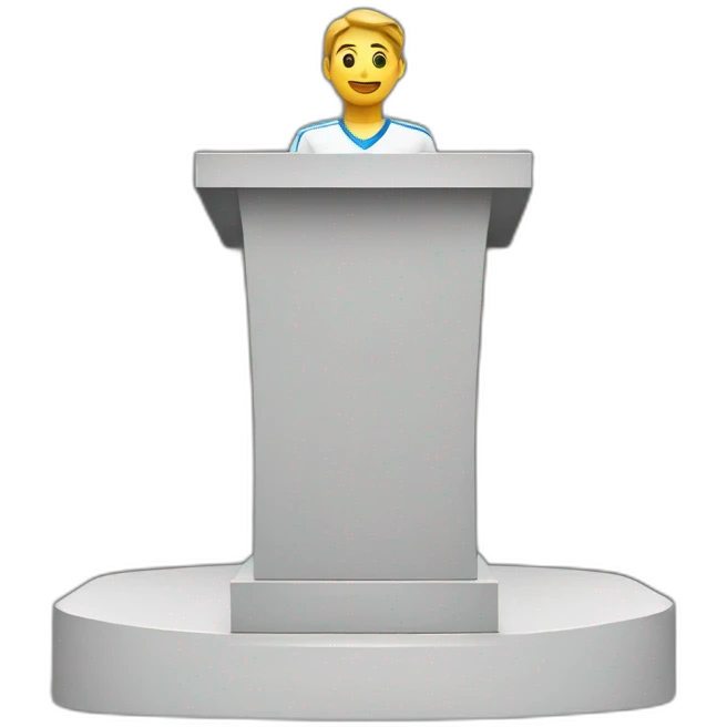 race podium without people emoji
