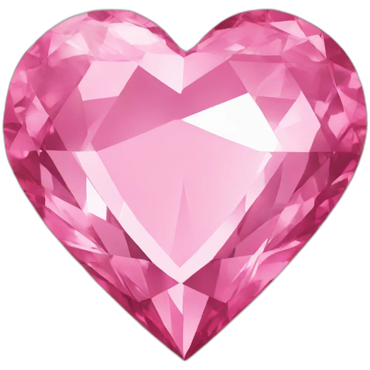 pink diamond heart emoji