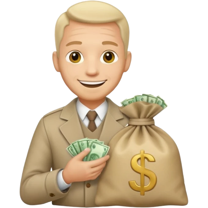 UNCLE WITH a bag OF MONEY emoji