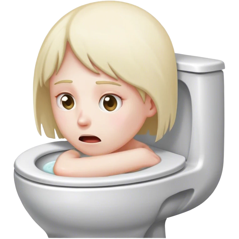 Head in toilet emoji