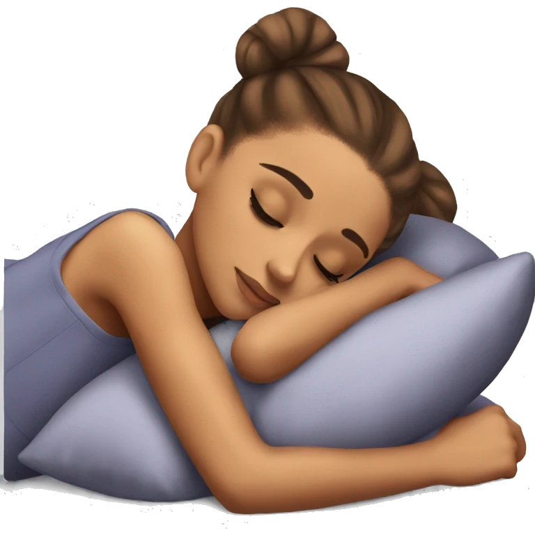 Ariana Grande sleeping emoji