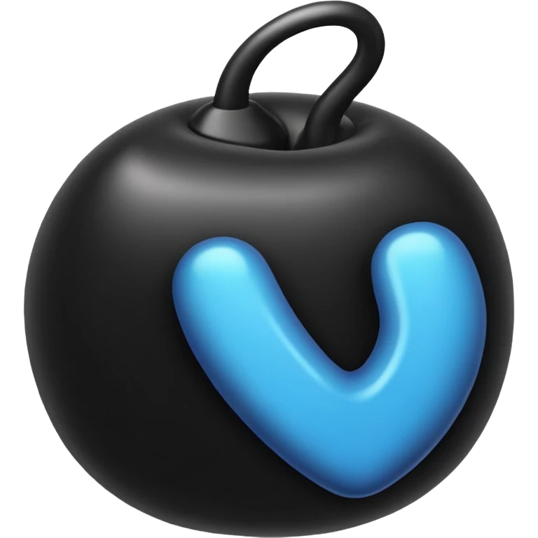 Blue bagraund and black tick✔️ emoji