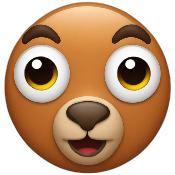 rudolph face emoji