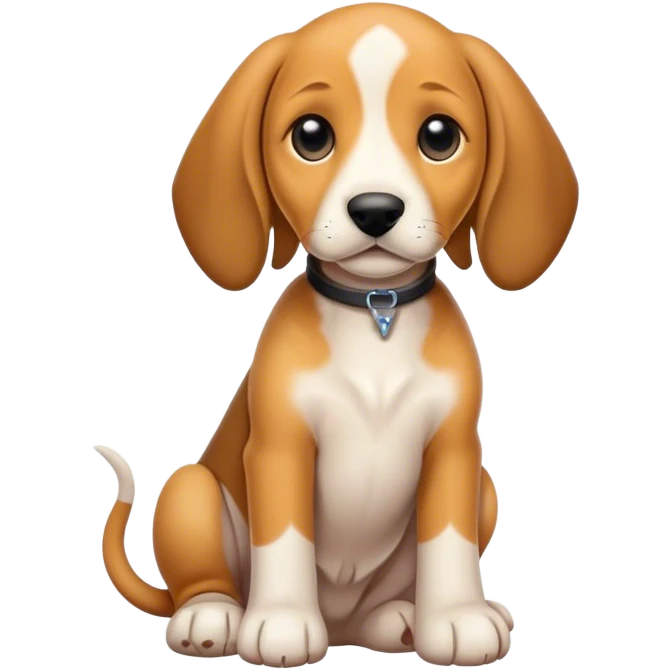 hound puppy full body emoji
