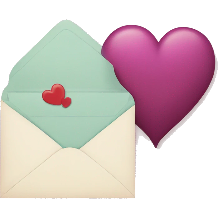 postcard for parents with love emoji