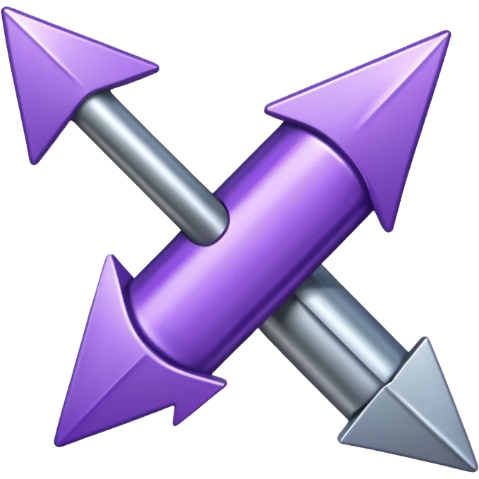 seta para direita roxa emoji