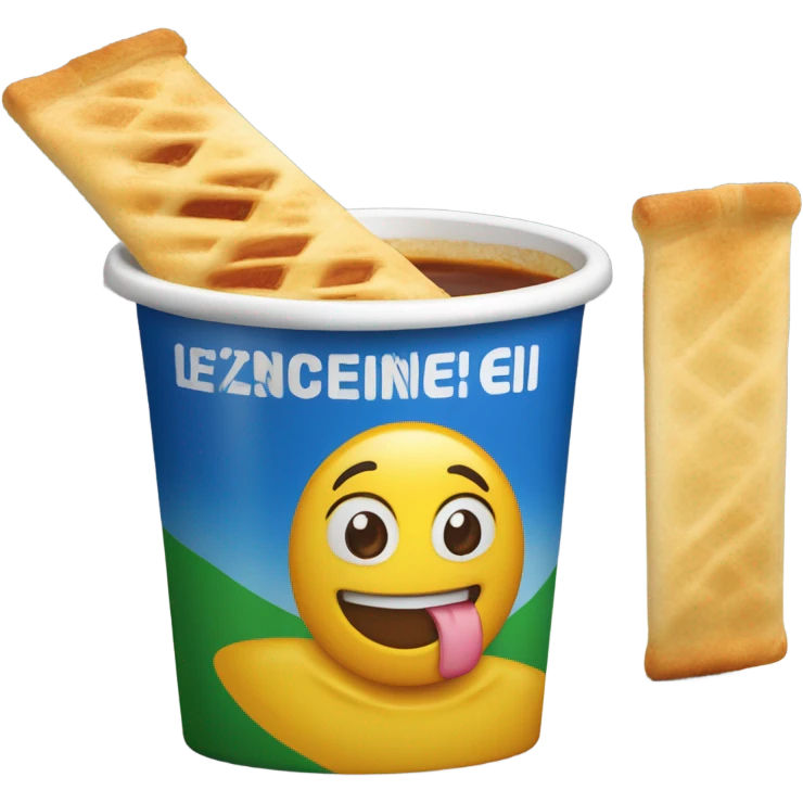 Lanche escrito "Lanchonete da Eli" emoji
