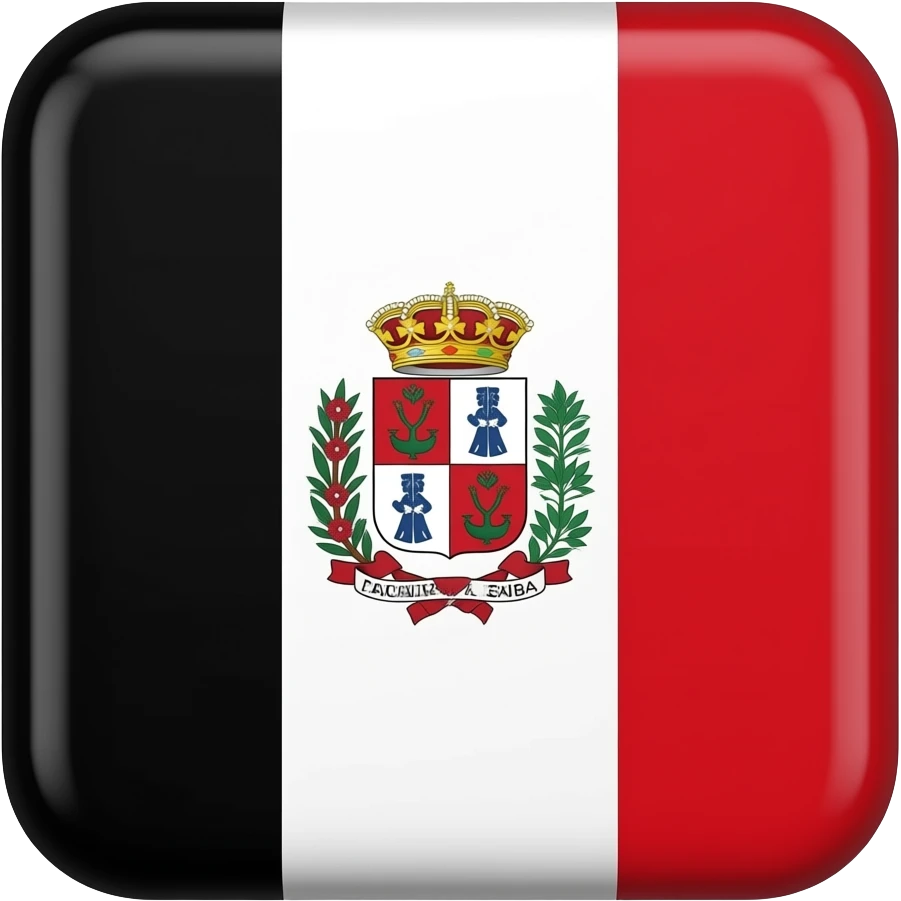 Bandeira do estado da paraiba aquela preto e vermelho escrito nego emoji