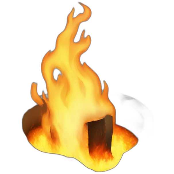 hole in the fire emoji