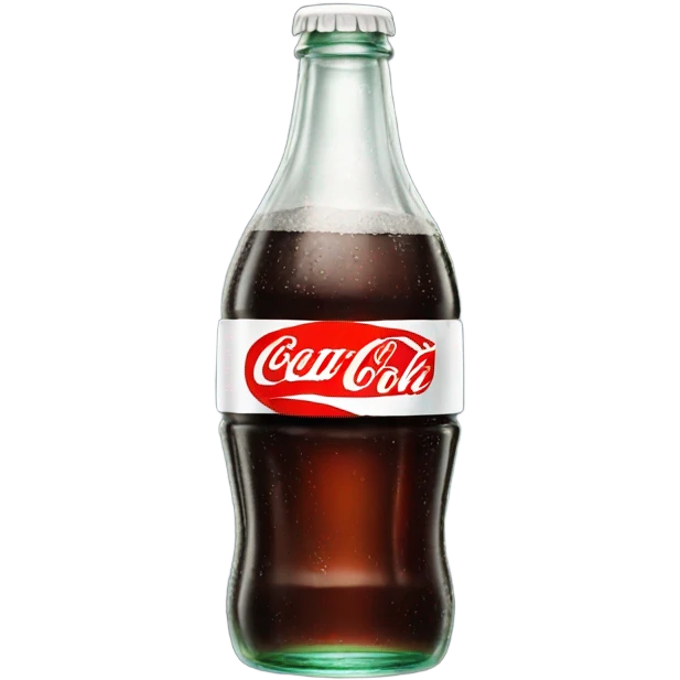 Glass coke bottle emoji