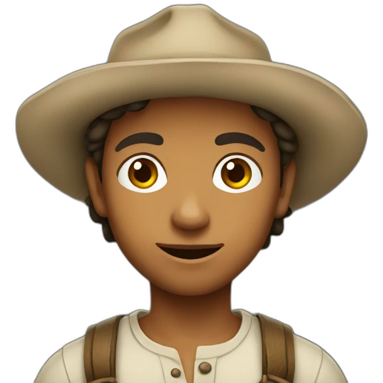peasant young emoji