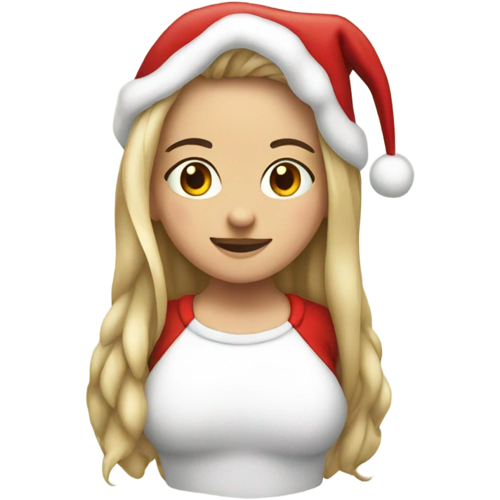 Girl santa emoji