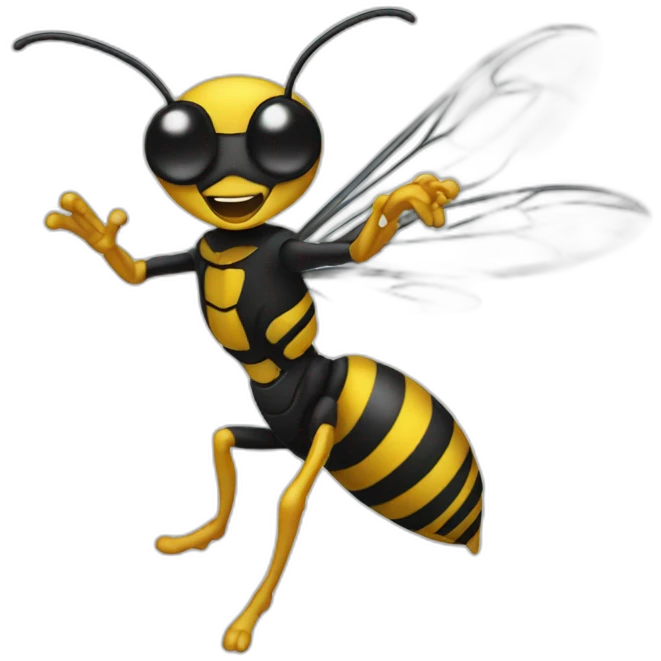 dancing wasp emoji