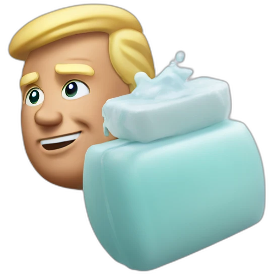trump-holding-soap emoji