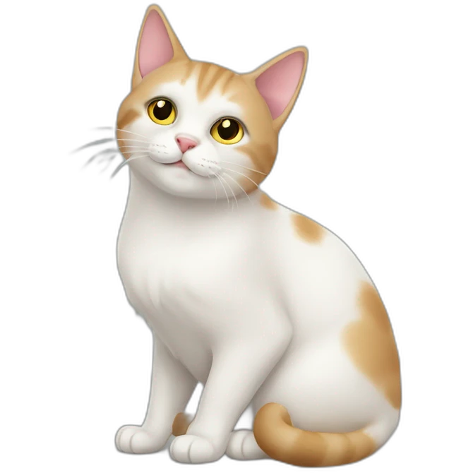 Cat sur lapin emoji