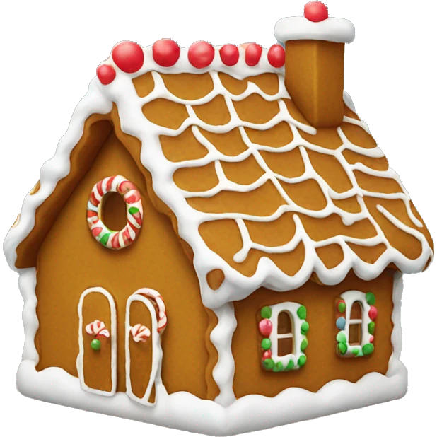 Ginger bread house  emoji