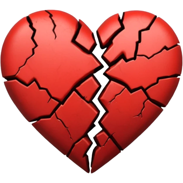 Black broken heart emoji
