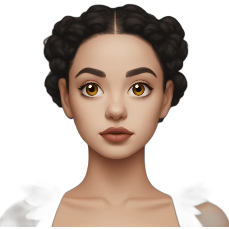 sabrina claudio as an angel emoji