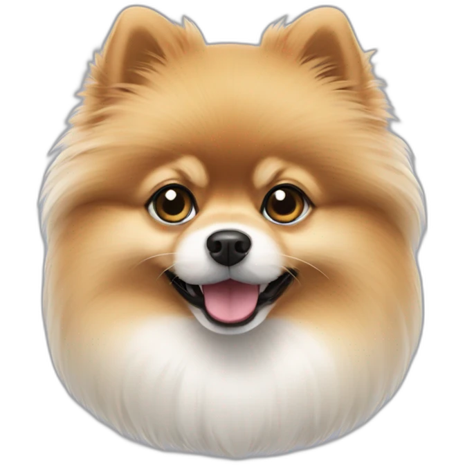 pomeranian-white emoji