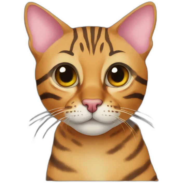 Bengal cat emoji