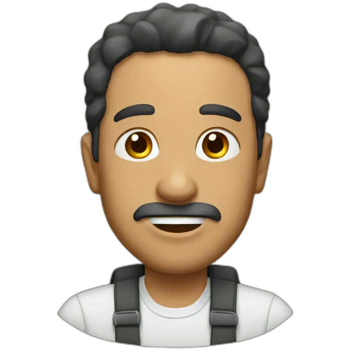 Man saying gyatt emoji
