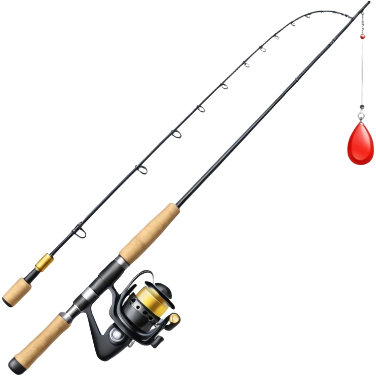 Fishing rod with cocaine bait  emoji