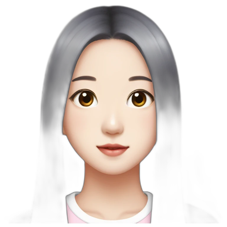 Korean girl jisoo from blackpink emoji