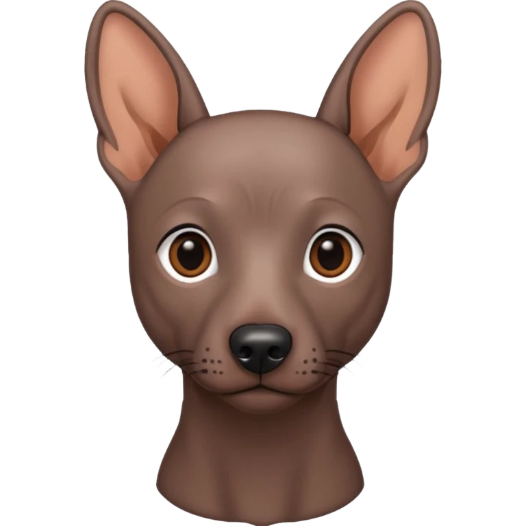 Mexican hairless dog  emoji