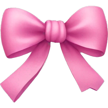 Cute bow emoji