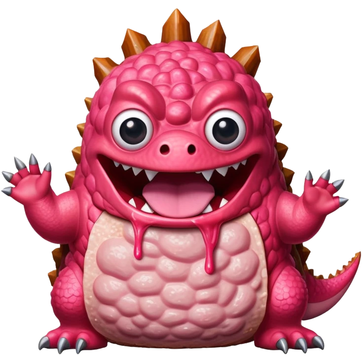  SPAM meat godzilla slop art emoji