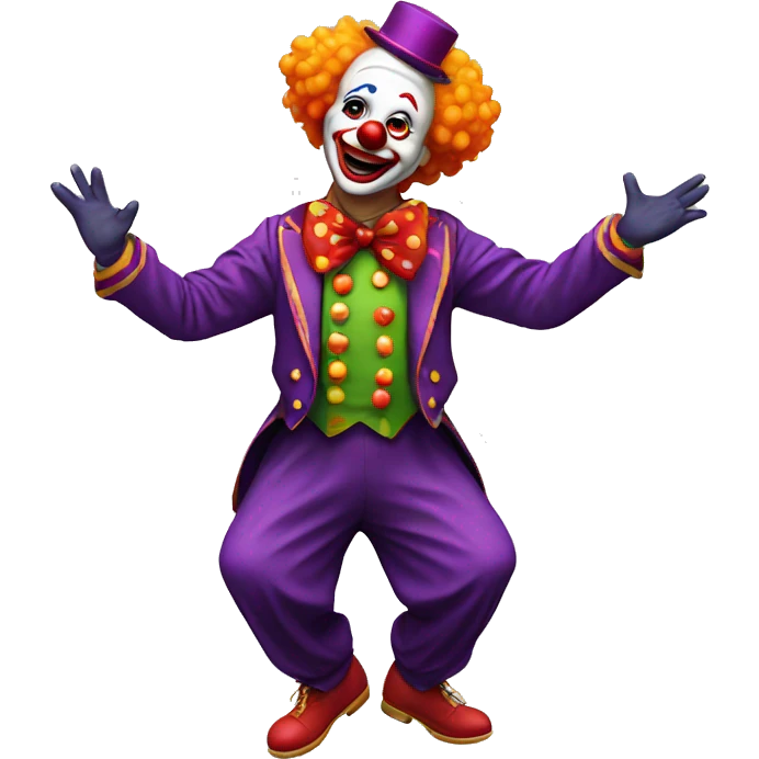 clown dancing emoji