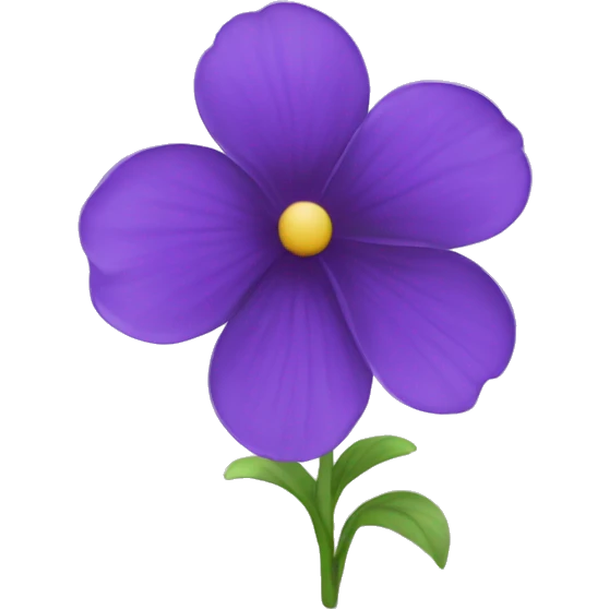 violet flower twitter emoji