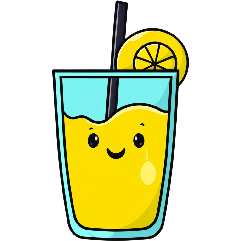 face with lemonade dripping out of mouth emoji