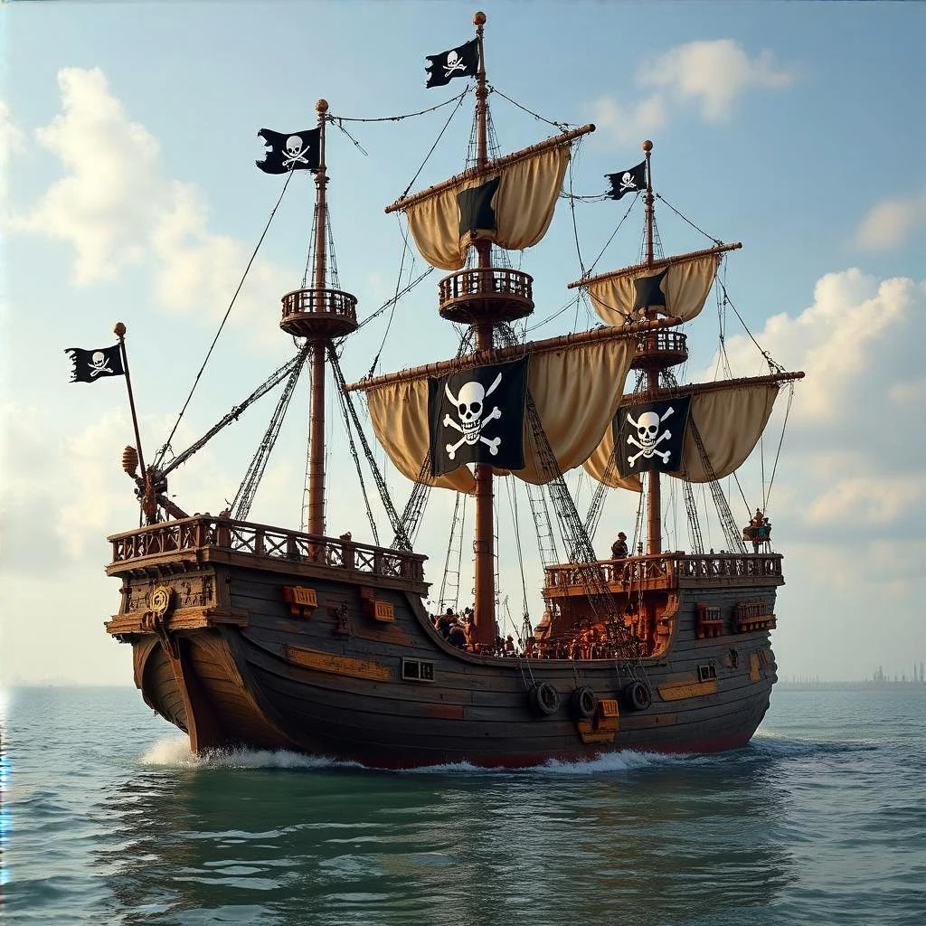 pirate ship emoji