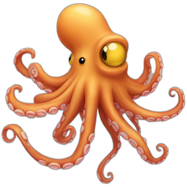 running octopus emoji