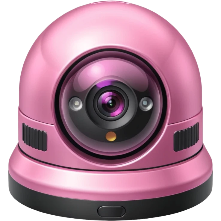 Security Camera pink  emoji