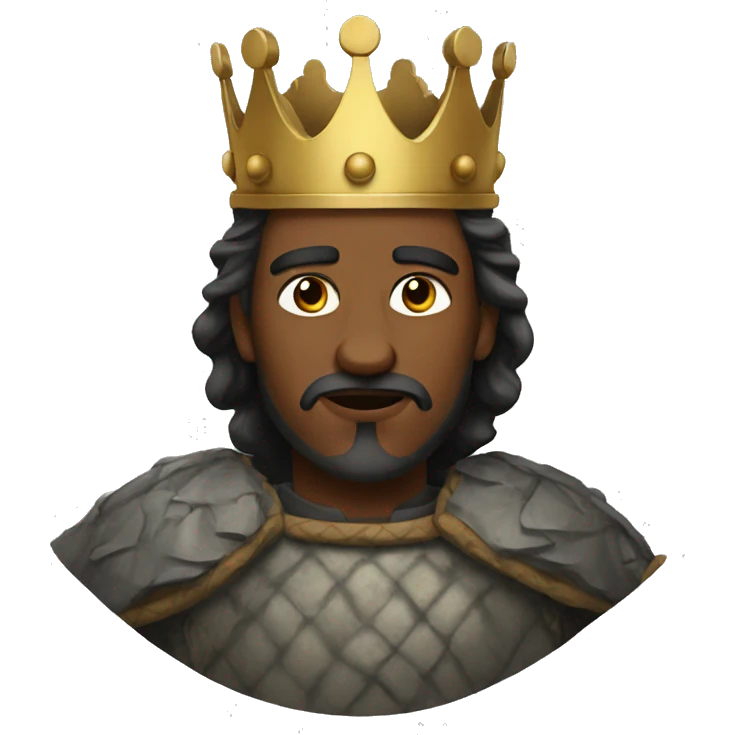 A medieval king  emoji
