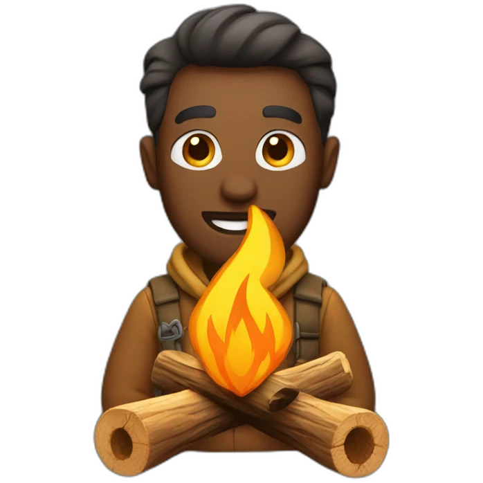 campfire man emoji