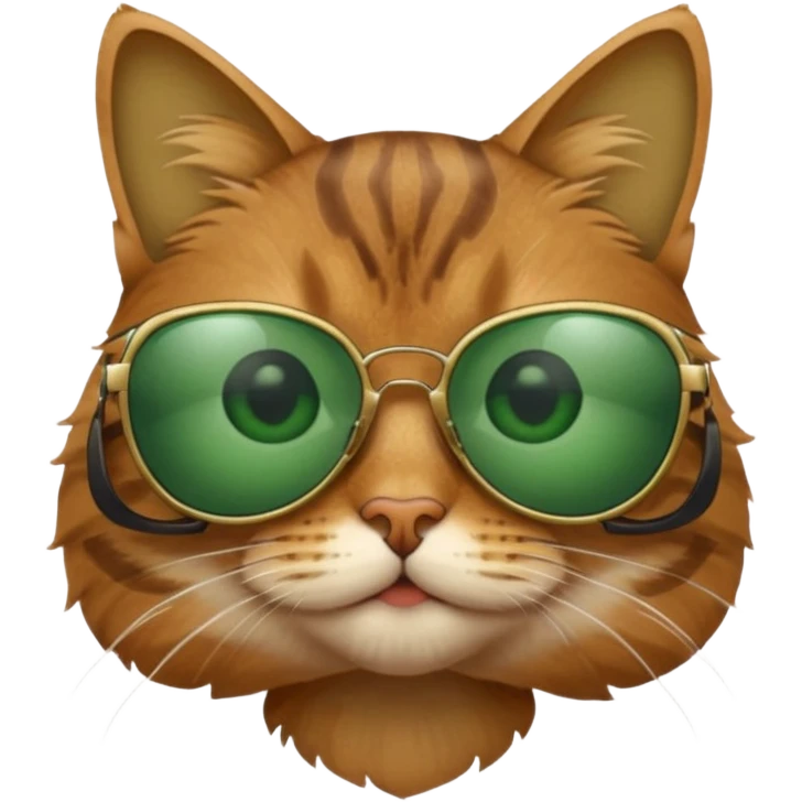 Cat wearing sunglasses emoji