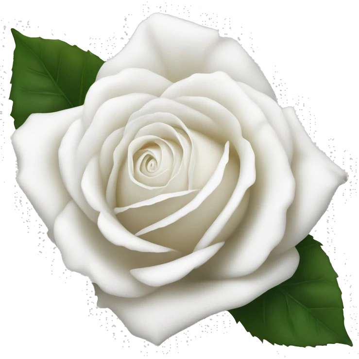 White rose emoji